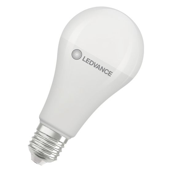 Ledvance LED-Lampe Classic A 19W 827 E27, 2.452 lm, Matt, Weiß