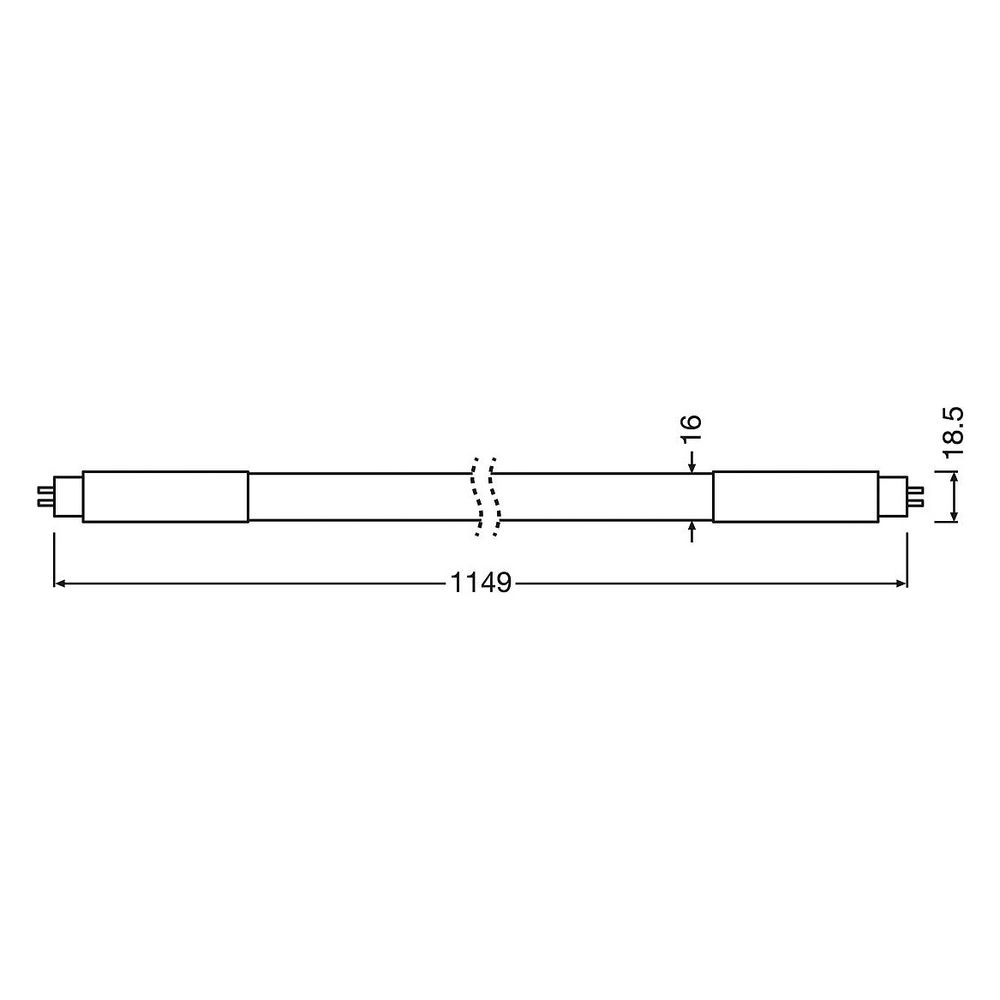 Ledvance LED-Röhre T5, 1149mm, 26W, 4000K, EVG, G5, 4000 lm, 17x1149mm, Glas, W... LEDVANCE-4058075543027 4058075543027 (Abb. 3)
