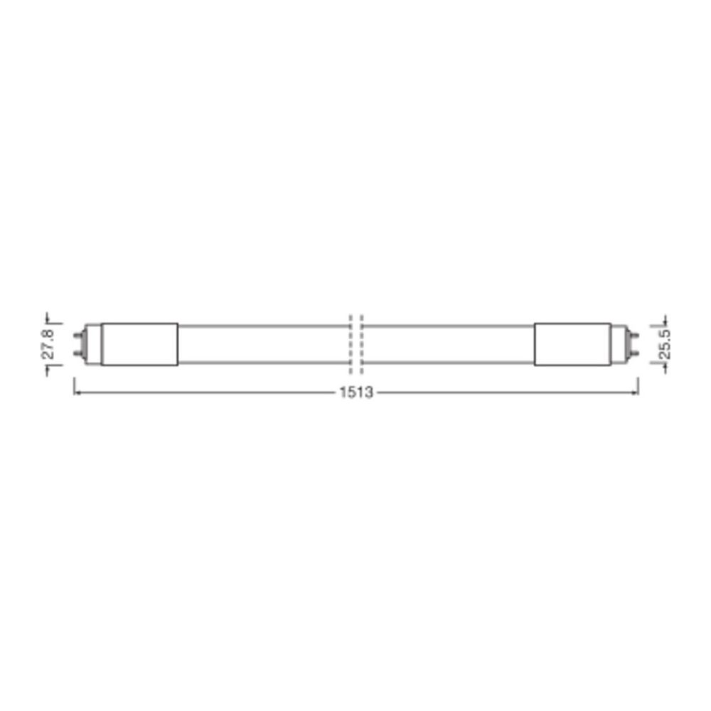 Ledvance LED-Röhre T8 HF Ultra Output P, 23W 3700lm 4000K 1513mm G13, mattiert... LEDVANCE-4099854026195 4099854026195 (Abb. 2)
