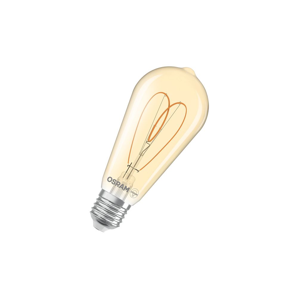 Ledvance LED-Filamentlampe Vintage 1906 Edison 55, 6,5W 824 E27, Glas, Gold... LEDVANCE-4099854081514 4099854081514 (Abb. 16)
