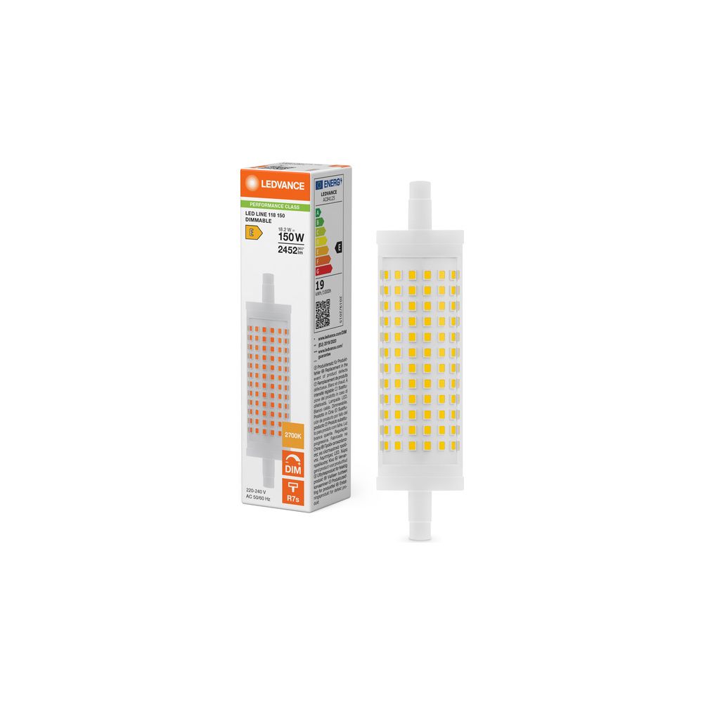 Ledvance LED-Leuchtmittel LINE R7s DIM P, 18,2W, 2.700K, 28x118mm, Klar... LEDVANCE-4099854048678 4099854048678 (Abb. 6)