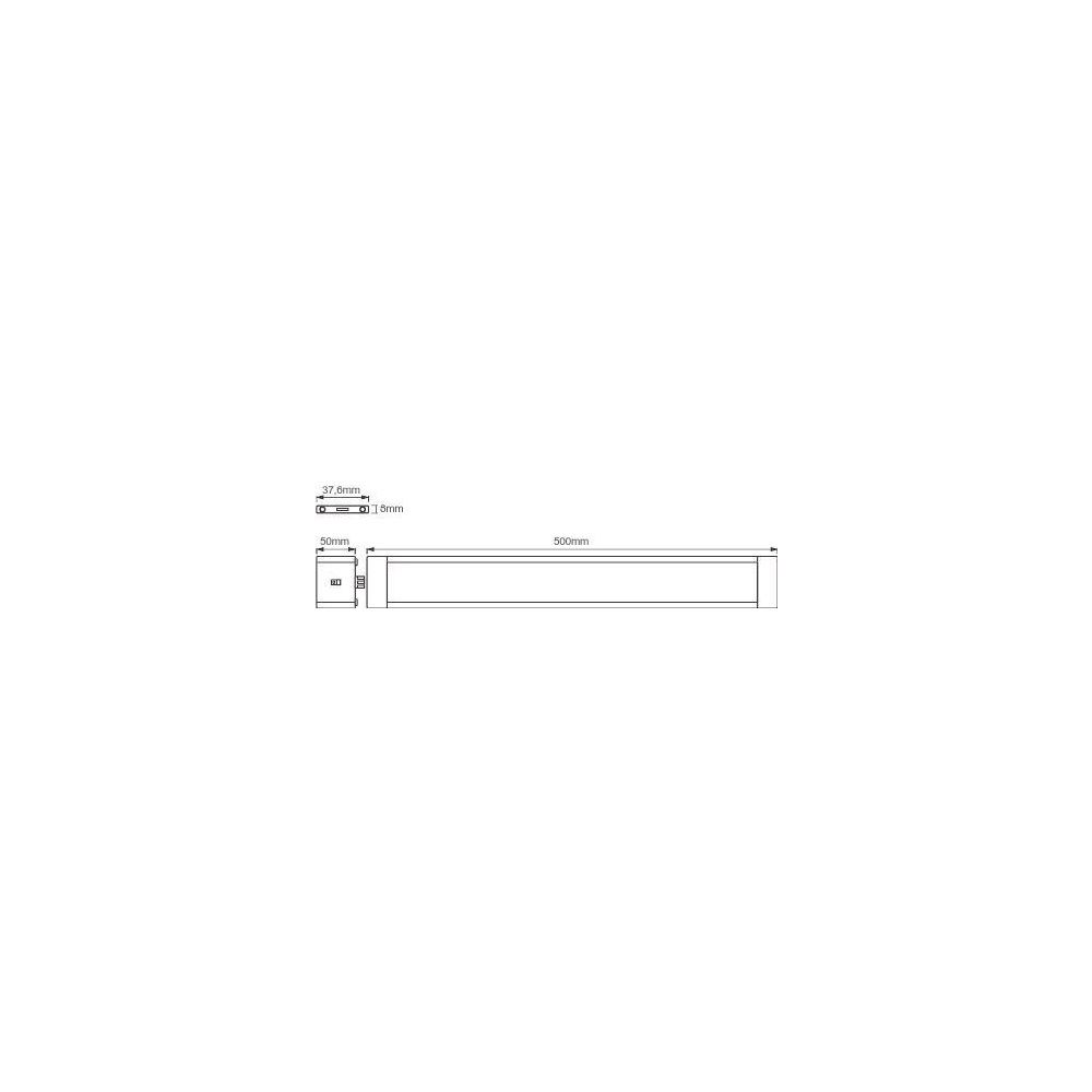 Ledvance Unterbauleuchte CabinetLED Slim, 10W 470lm 3000K IR-Sensor 500x38x8mm,... LEDVANCE-4058075268364 4058075268364 (Abb. 3)