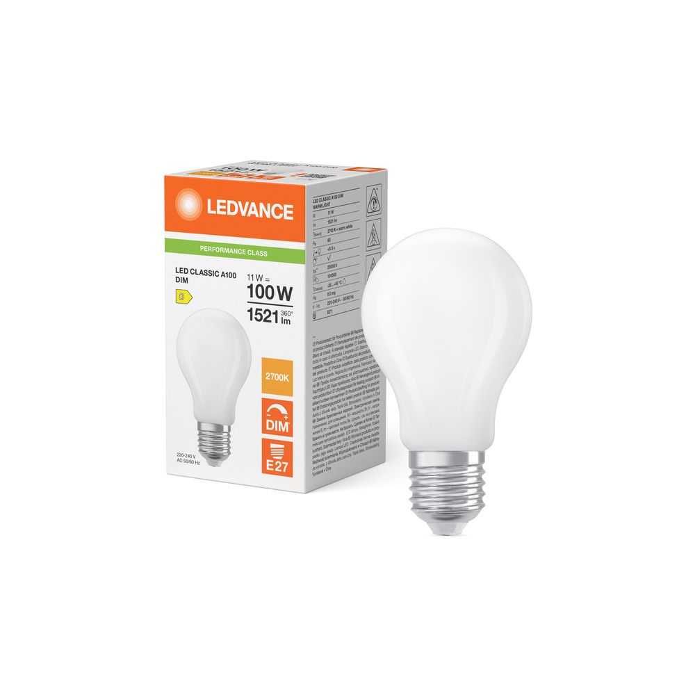 Ledvance LED-Lampe Classic A DIM P, 11W, 1521lm, 2700K, E27, Matt, LEDCLA100DIM... LEDVANCE-4099854060656 4099854060656 (Abb. 5)