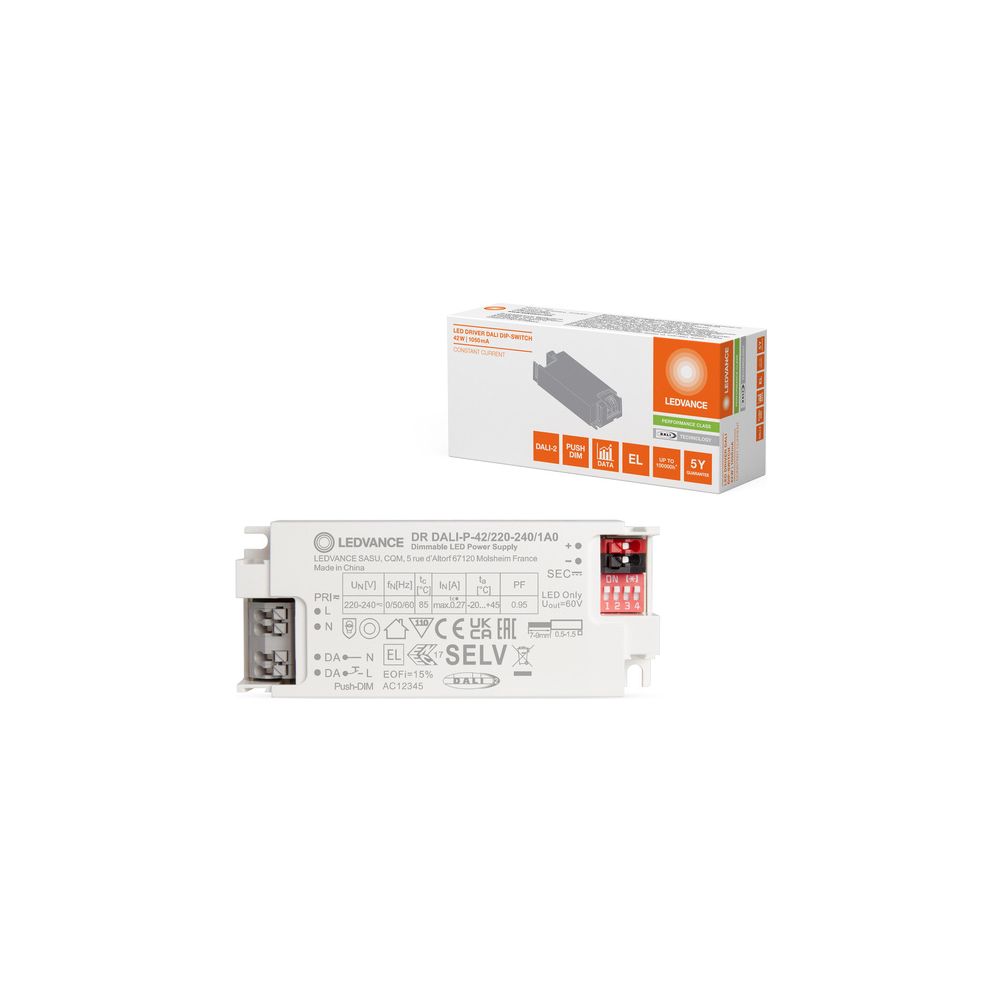Ledvance LED-Treiber DALI Performance GEN 3 -42/22, 42W, DALI-2, Push-DIM, IP20... LEDVANCE-4058075845381 4058075845381 (Abb. 3)