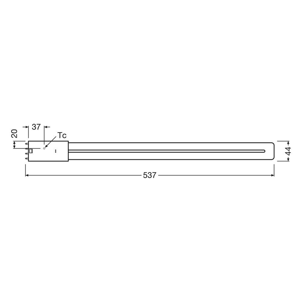 Ledvance LED-Kompaktleuchtstofflampe DULUX L 25W 3250lm 140 Grad 2G11, 4000K, 5... LEDVANCE-4058075559271 4058075559271 (Abb. 2)