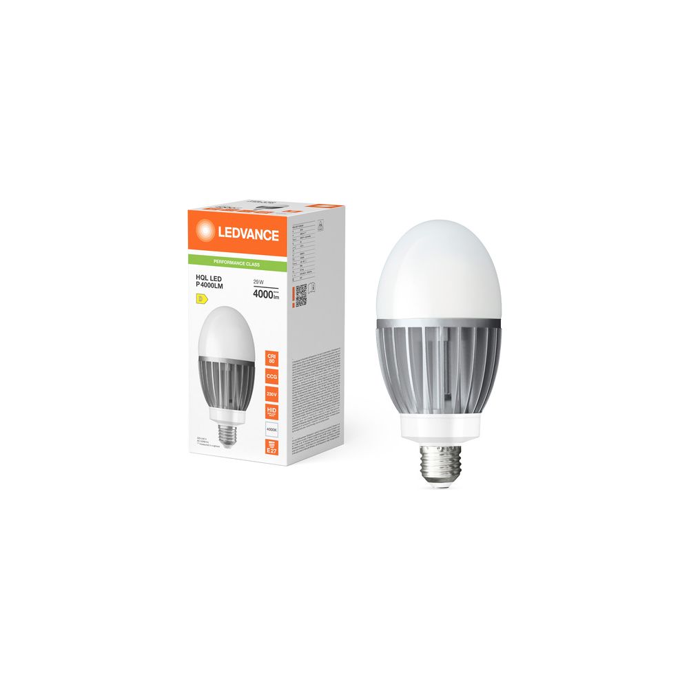 Ledvance LED-Lampe HQL LED ALU PERFORMANCE 4000lm 29W 840 E27, IP65, 4000K, Wei... LEDVANCE-4099854040702 4099854040702 (Abb. 5)