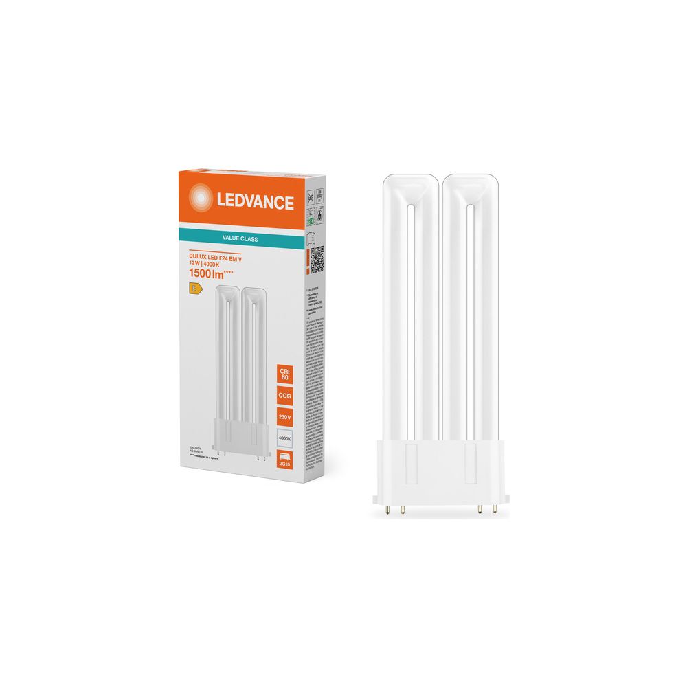 Ledvance LED-Lampe DULUX LED F EM & AC MAINS VALUE, 12W 1500lm 4000K 2G10, Matt... LEDVANCE-4058075822474 4058075822474 (Abb. 7)