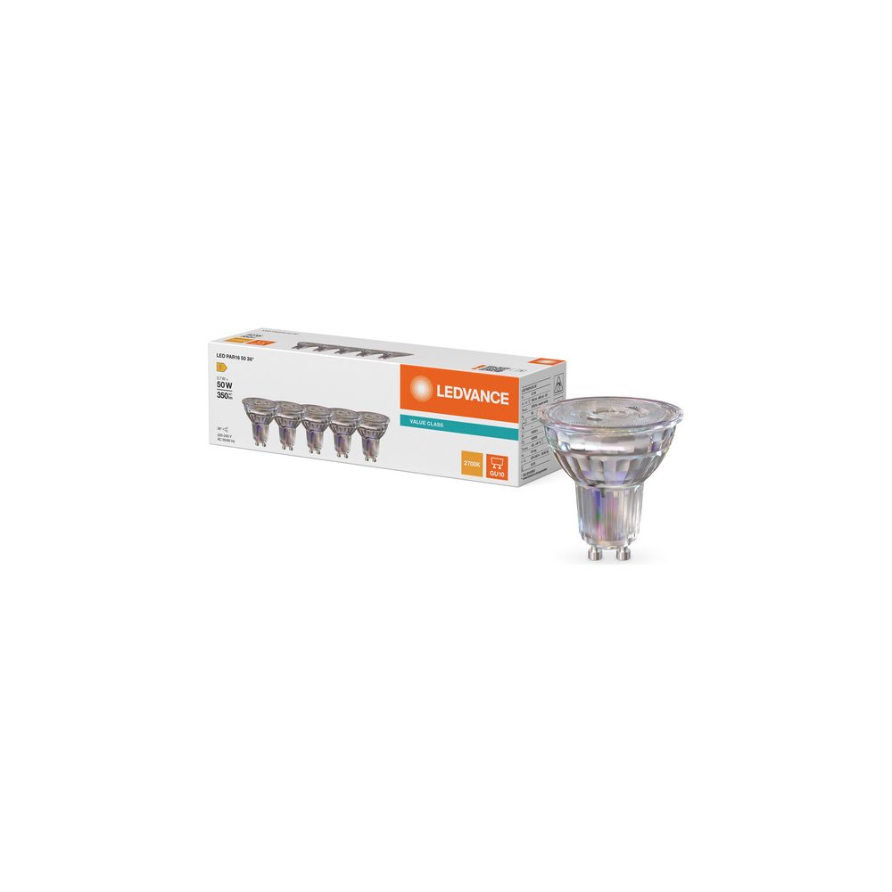 Ledvance LED-Reflektorlampe PAR16 3,7W 350lm 2700K 36 Grad GU10, 54mm... LEDVANCE-4099854458187 4099854458187 (Abb. 5)