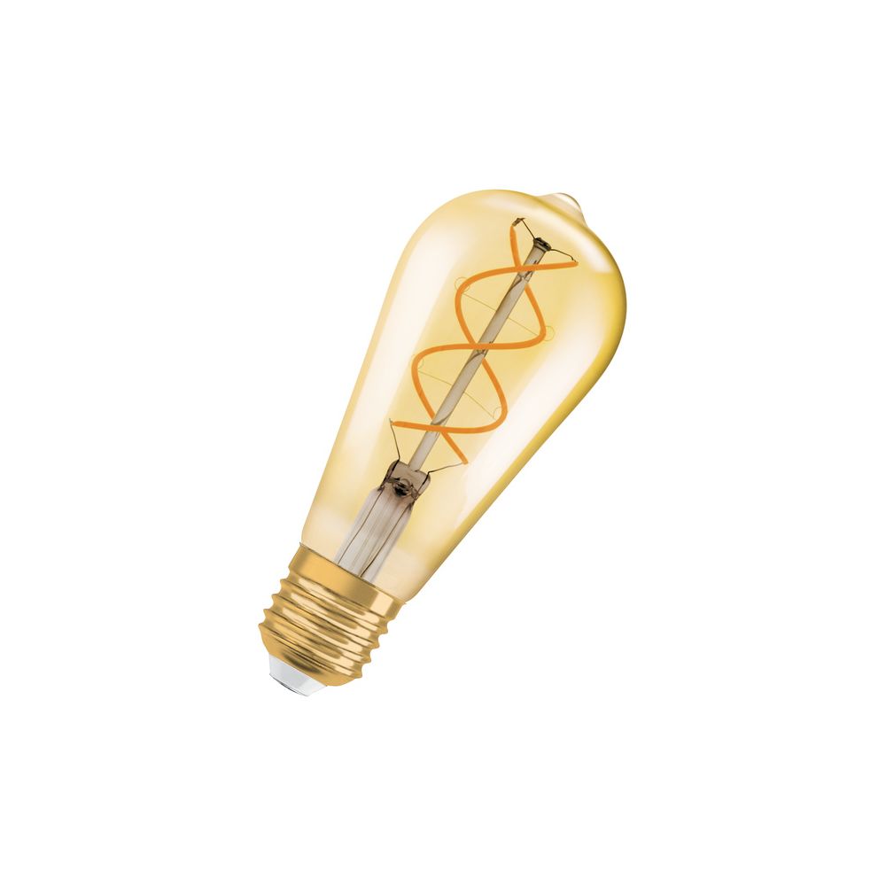 Ledvance LED-Filamentlampe Vintage 1906 Edison 55, 6,5W 824 E27, Glas, Gold... LEDVANCE-4099854081514 4099854081514 (Abb. 9)