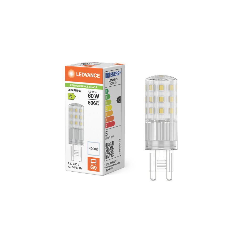 Ledvance LED-Lampe PIN 60, 4,9W 806lm 4000K G9, Klar... LEDVANCE-4058075840584 4058075840584 (Abb. 5)