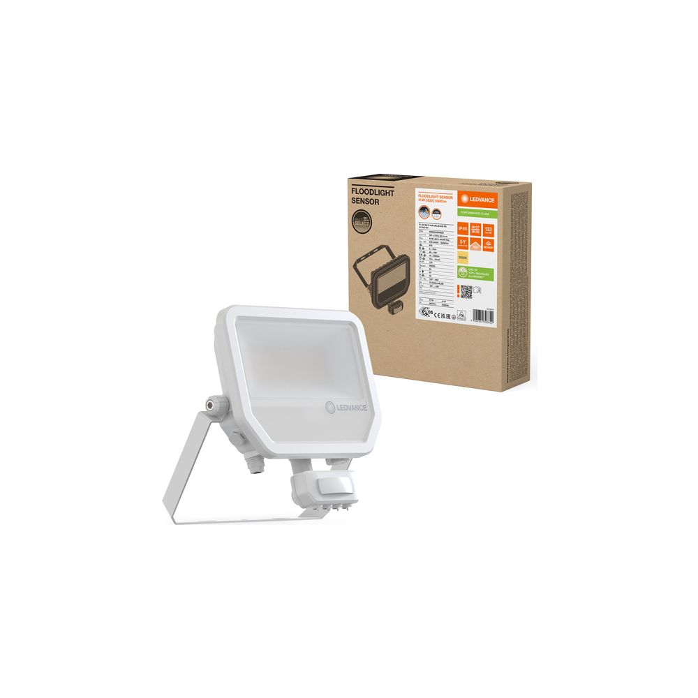 Ledvance LED-Fluter Floodlight Sensor 50, 5.500lm 3000K IP65, Aluminium, Weiß... LEDVANCE-4099854306822 4099854306822 (Abb. 5)