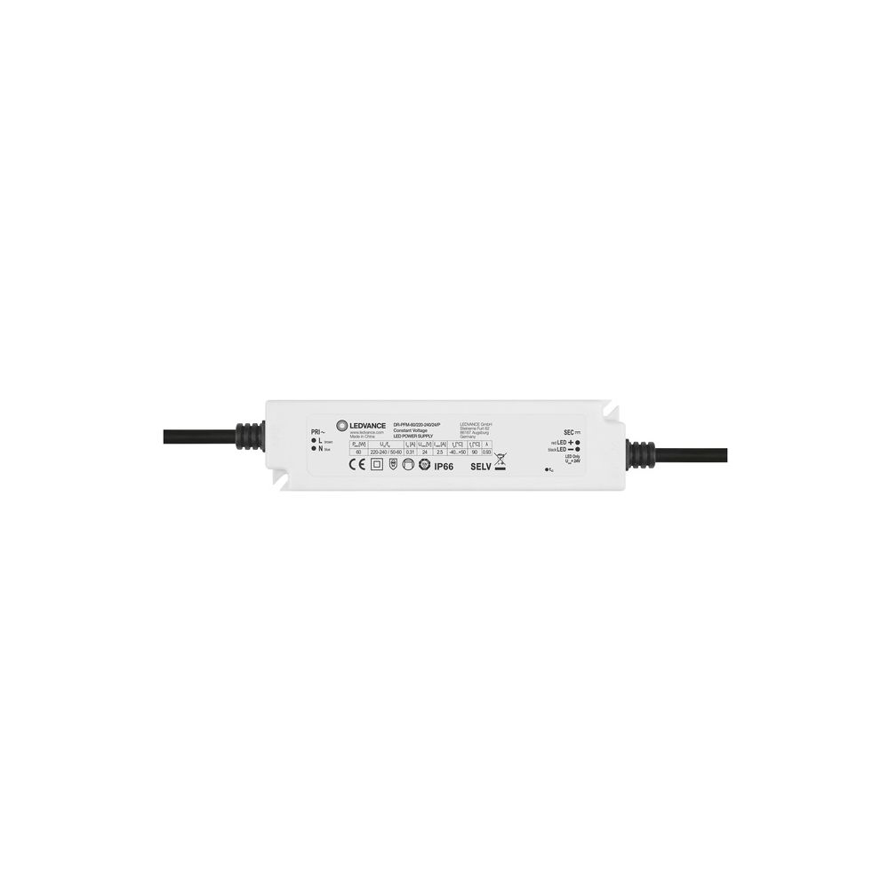 Ledvance LED-Treiber DR-PFM 60/220-240/24/P, 60W 24V IP66, Kunststoff, Weiß... LEDVANCE-4058075239913 4058075239913 (Abb. 2)