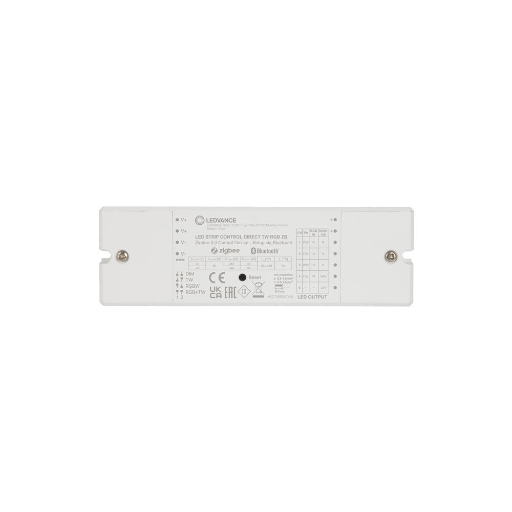 Ledvance LED-Steuergerät LED STRIP CONTROL DIRECT TW RGB ZB, 12-24 V, 480 W, IP... LEDVANCE-4099854550386 4099854550386 (Abb. 3)