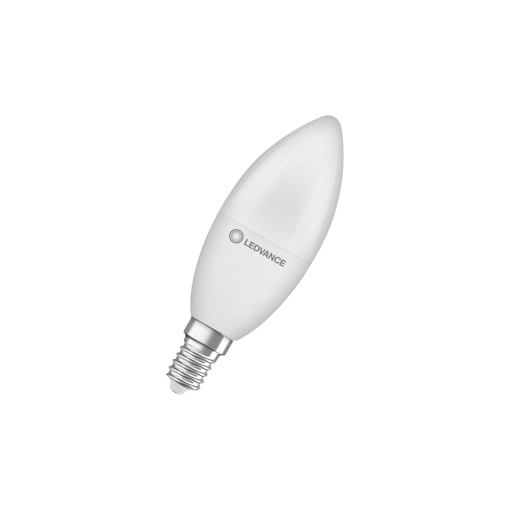 Ledvance LED-Kerzenlampe Classic B 4,9W 827 E14, 470 lm, 2700 K, Matt, Weiß, LE... LEDVANCE-4099854049309 4099854049309 (Abb. 6)