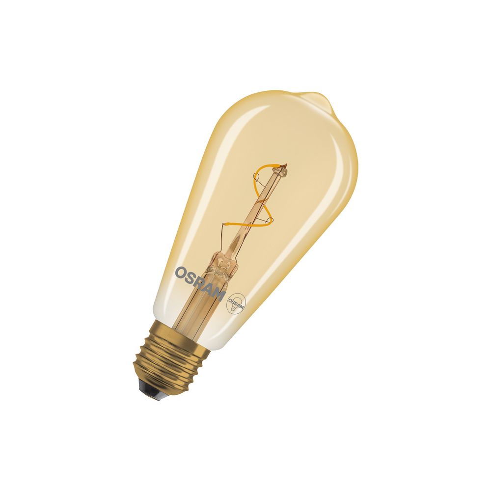 Ledvance LED-Filament-Lampe Vintage 1906 Edison 35, 4W, 410lm, 2400K, E27, Gold... LEDVANCE-4099854091377 4099854091377 (Abb. 7)