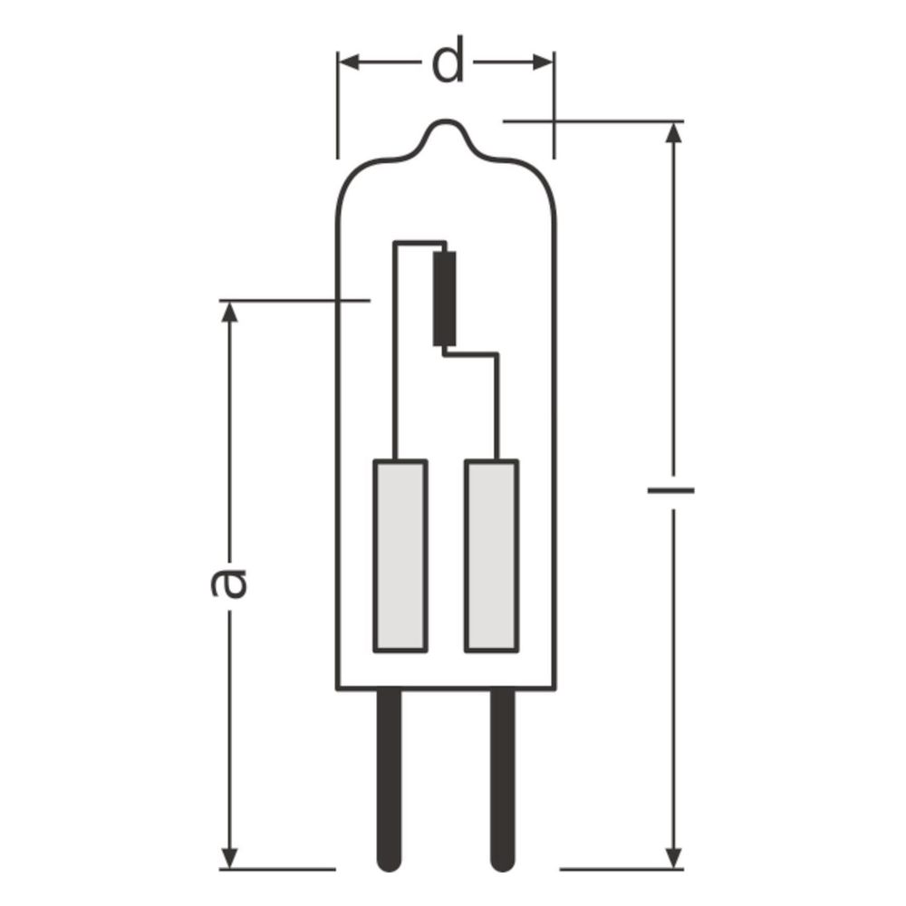 Ledvance Halogenlampe Halostar Starlite 64440S, 50W 12V GY6,35 910lm 2950K 12x4... LEDVANCE-4058075094277 4058075094277 (Abb. 2)