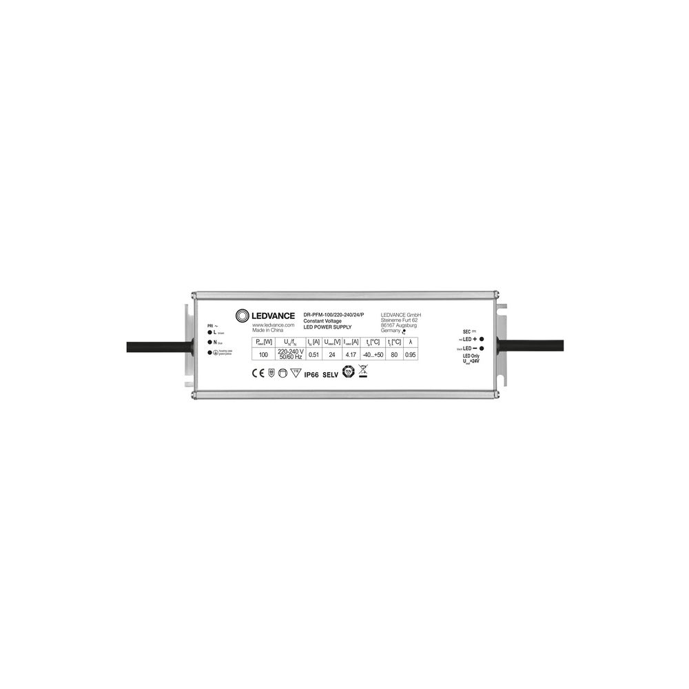 Ledvance LED-Treiber DR-PFM 100/220-240/24/P, 100W, 24V, IP66, Metall, Aluminiu... LEDVANCE-4058075239937 4058075239937 (Abb. 2)