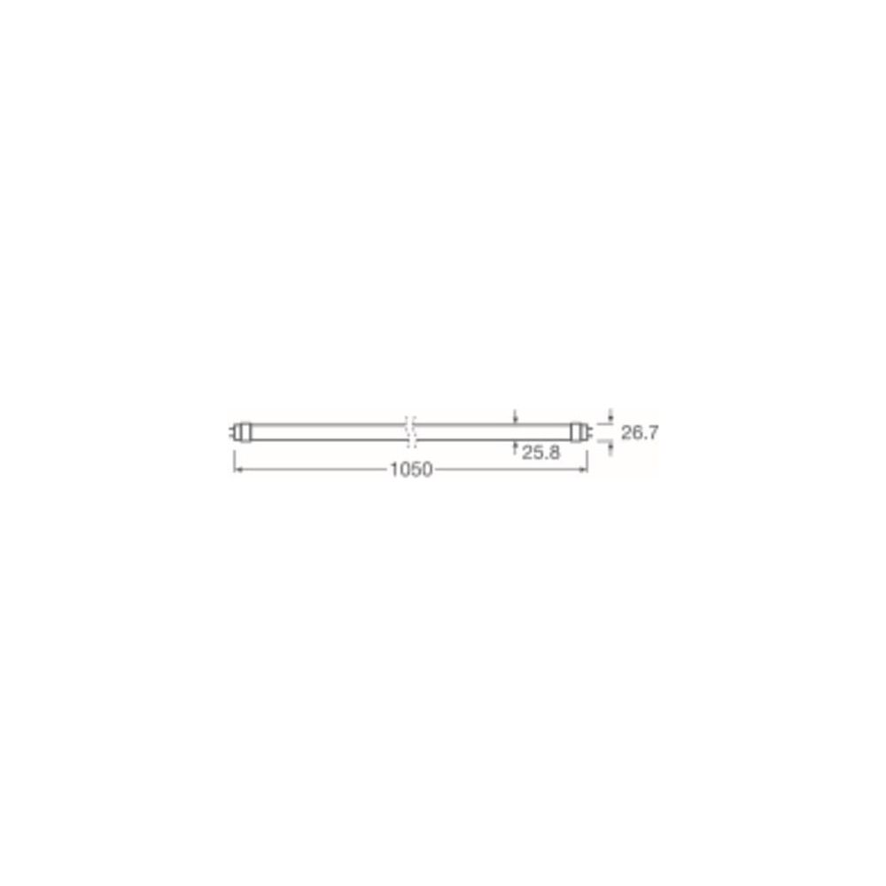 Ledvance LED-Röhre T8 EM Super, 11,4W, 2.000lm, 4.000K, 190 Grad, 1.060mm... LEDVANCE-4099854037535 4099854037535 (Abb. 2)
