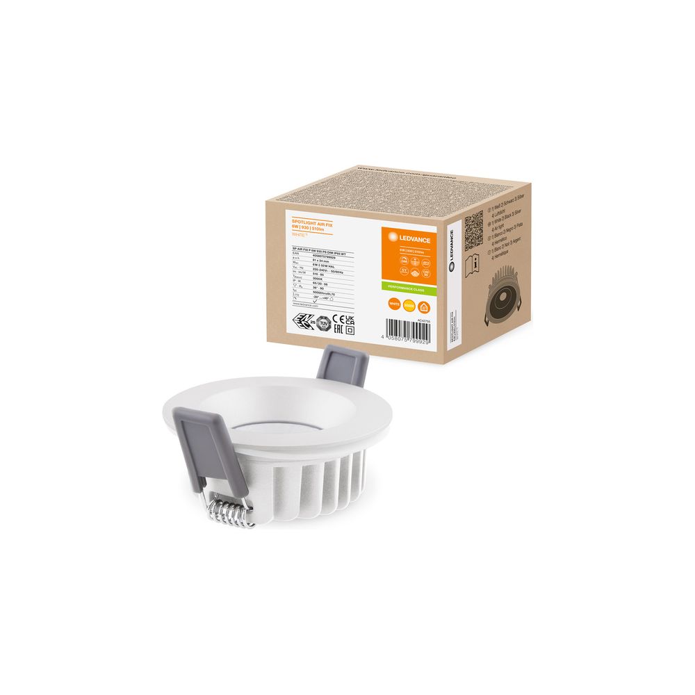 Ledvance Einbaustrahler SP AIR FIX P 6W 930, 36 Grad, IP65, Aluminium, Weiß... LEDVANCE-4058075799929 4058075799929 (Abb. 6)