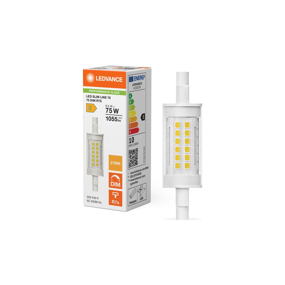 Ledvance LED-Stablampe Slim Line 78, 9,5W 827 R7s, Dimmbar, 1.055lm, 2.700K, Kl... LEDVANCE-4099854503504 4099854503504 (Abb. 5)