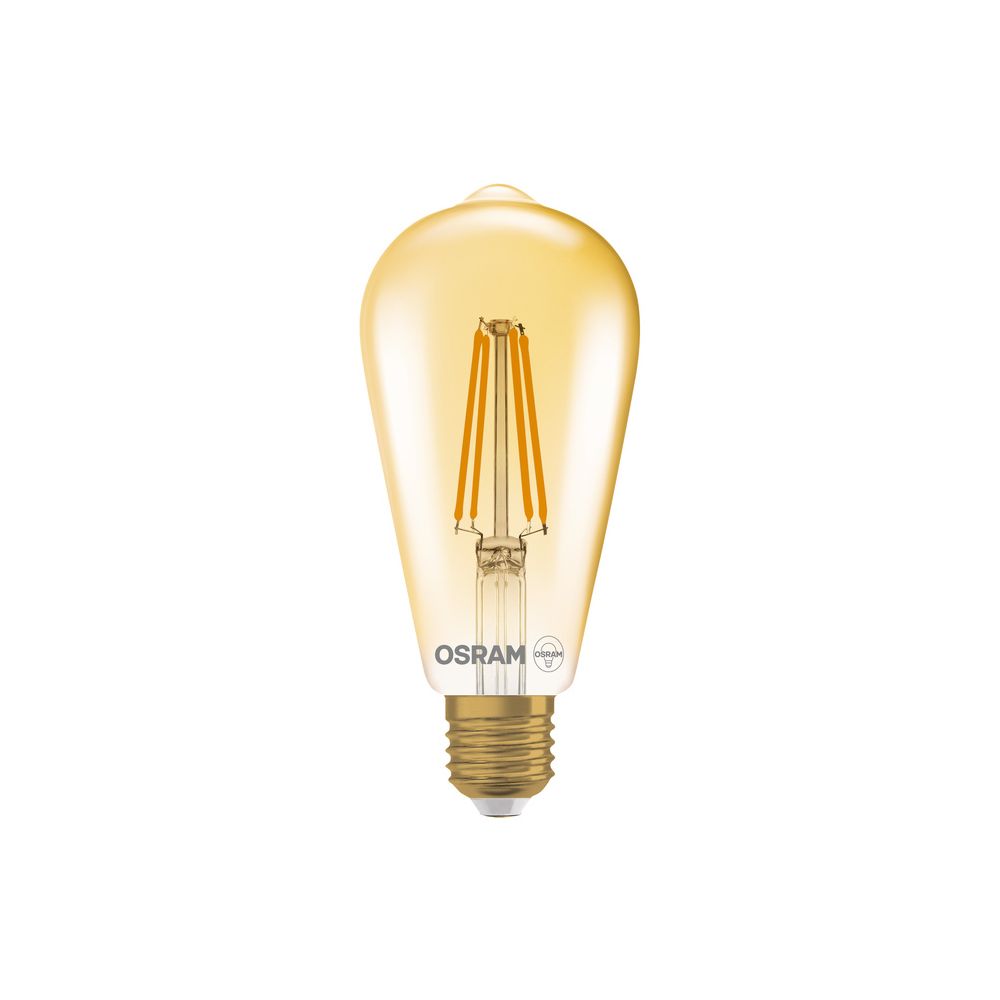 Ledvance LED-Filamentlampe Vintage 1906 Edison 55, 6,5W 824 E27, Glas, Gold... LEDVANCE-4099854081514 4099854081514 (Abb. 2)
