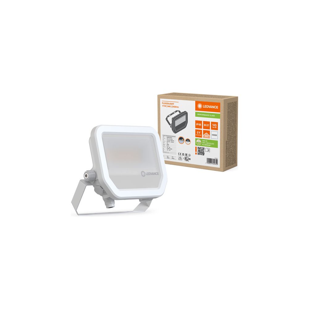 Ledvance LED-Strahler Floodlight 20 P, 17W, 2.400 lm, 4.000 K, Aluminium, Weiß... LEDVANCE-4099854305849 4099854305849 (Abb. 5)