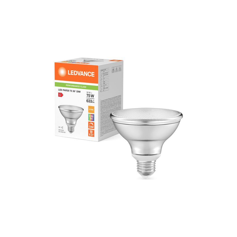 Ledvance LED-Reflektorlampe PAR30 DIM P, 10W, 2700K, 36 Grad, E27, Glas... LEDVANCE-4099854071195 4099854071195 (Abb. 5)