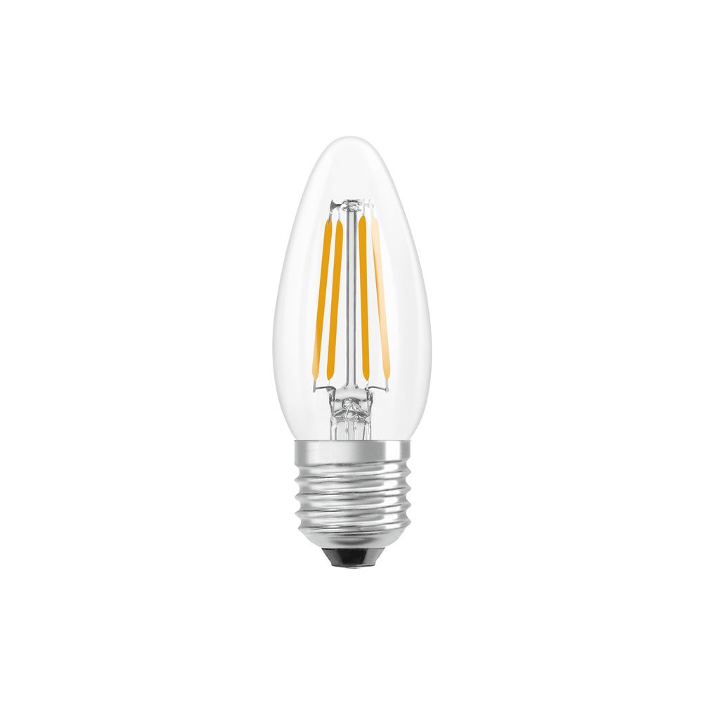 Ledvance LED-Kerzenlampe Classic B, 3,4W 470lm 2700K E27, Dimmbar, Glas, Klar, ... LEDVANCE-4099854439001 4099854439001 (Abb. 4)