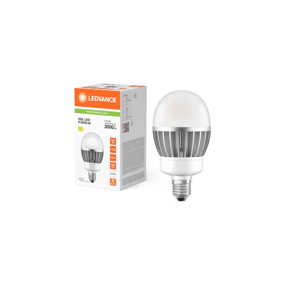 Ledvance HQL LED ALU PERFORMANCE LED-Lampe, 3000 lm, 21,5 W, 4000 K, E27, IP65,... LEDVANCE-4099854040665 4099854040665 (Abb. 7)