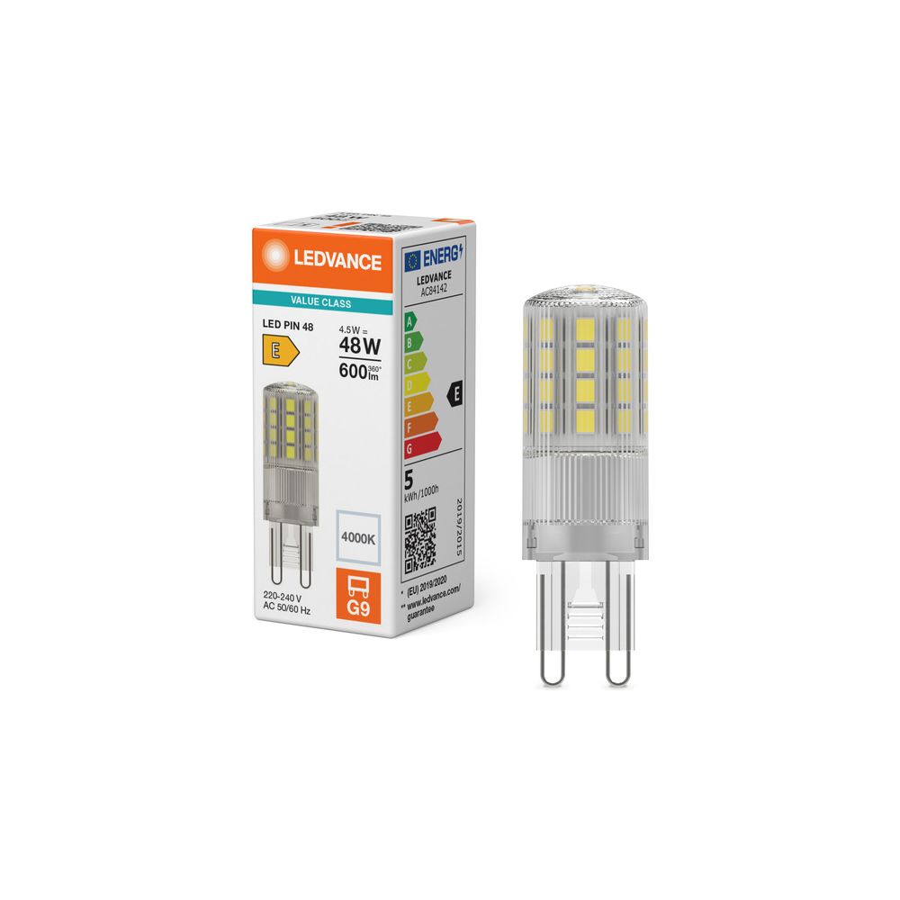 Ledvance LED-Lampe PIN 48 4,5W 840 G9, 600lm, 4000K, Klar... LEDVANCE-4099854249051 4099854249051 (Abb. 5)