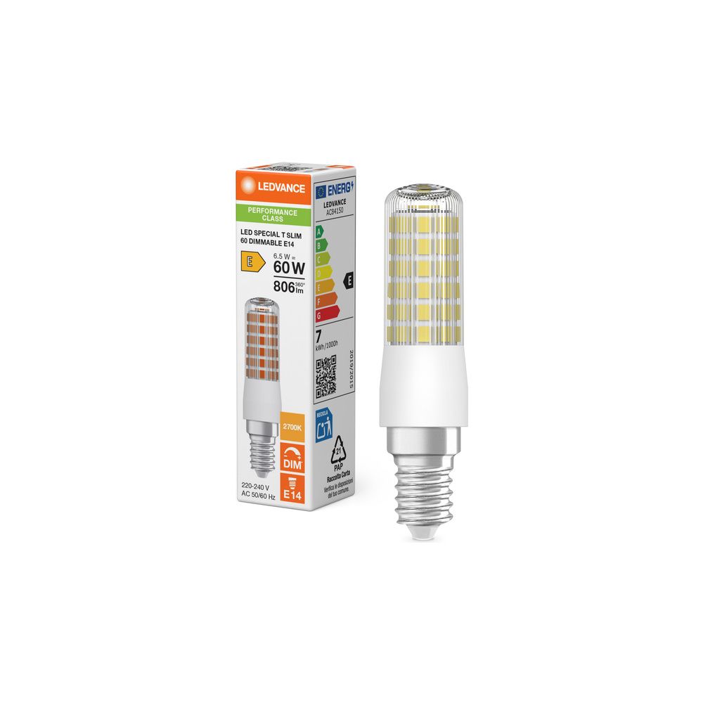 Ledvance LED-Lampe T Slim 60 DIM, 6,5W 806lm 2700K E14, Klar... LEDVANCE-4099854267222 4099854267222 (Abb. 5)