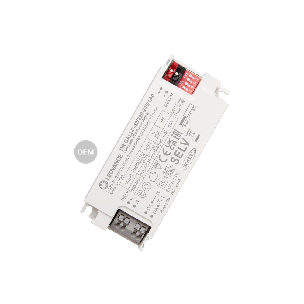 Ledvance LED-Treiber DALI Performance Gen 3 -30/22, 30W, DALI-2, Push-DIM, 1-10... LEDVANCE-4058075845367 4058075845367 (Abb. 6)