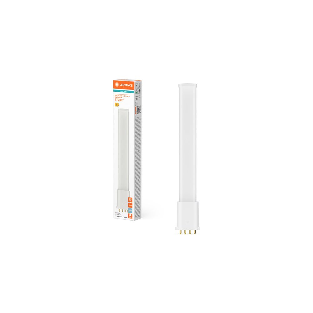 Ledvance LED-Kompaktleuchtstofflampe DULUX LED S/E11, 6W, 770lm, 6500K, 2G7, IP... LEDVANCE-4099854669798 4099854669798 (Abb. 5)