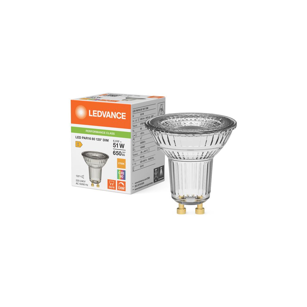Ledvance LED-Reflektorlampe PAR16 DIM P, 6,9W, 650lm, 2700K, 120 Grad, GU10... LEDVANCE-4099854456398 4099854456398 (Abb. 5)