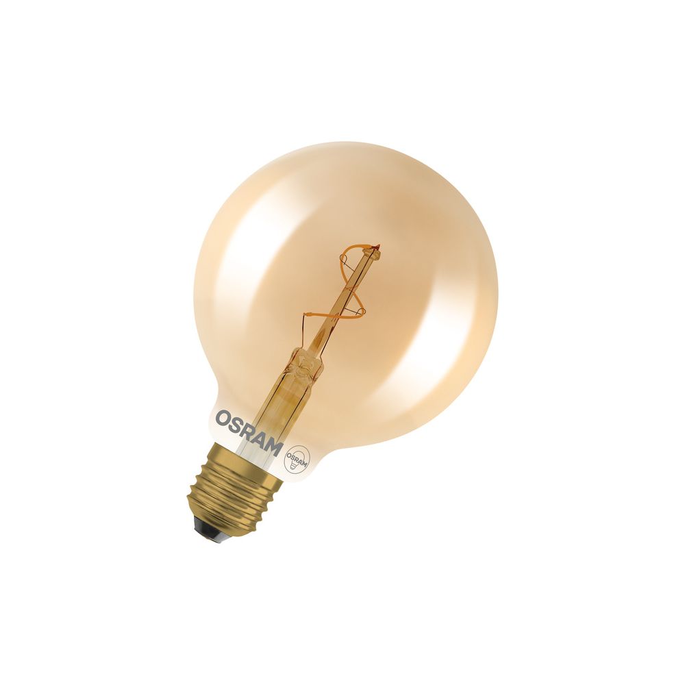 Ledvance LED-Filament-Lampe Vintage 1906 Globe, 4W 410lm 2400K E27, Glas, Gold... LEDVANCE-4099854091179 4099854091179 (Abb. 11)
