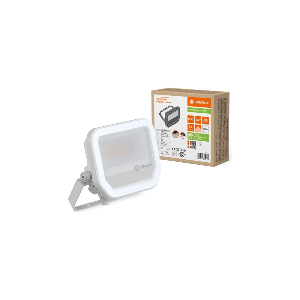Ledvance LED-Strahler Floodlight 10 P, 8W, 1.200 lm, 4000 K, Aluminium, Weiß... LEDVANCE-4099854305726 4099854305726 (Abb. 5)