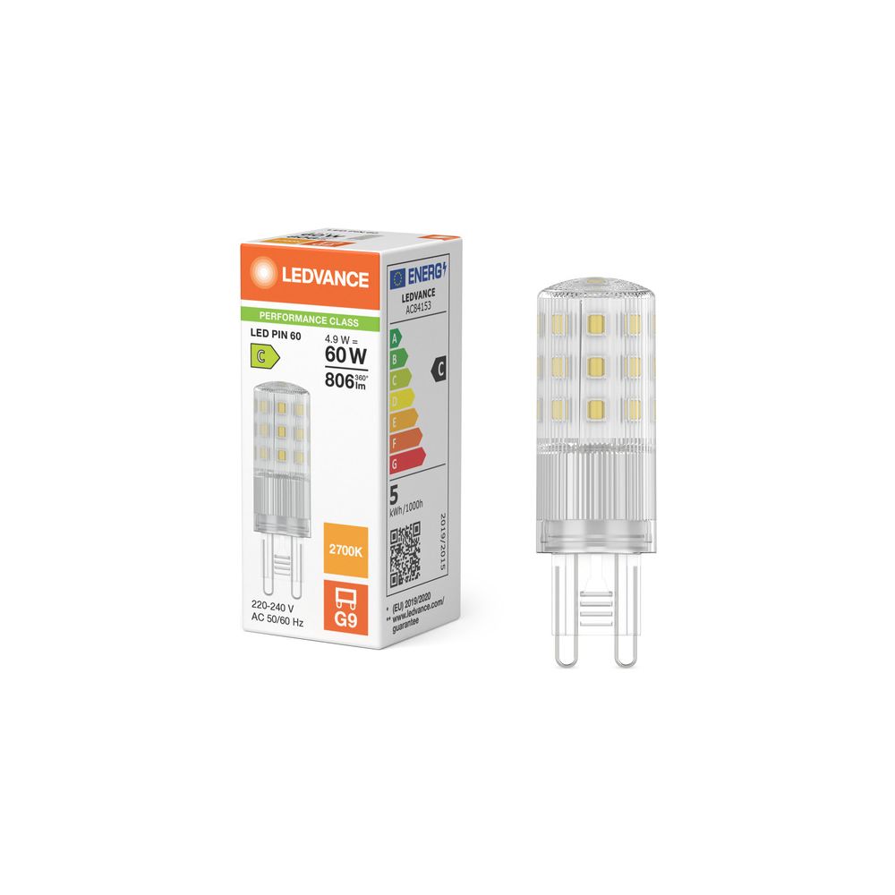 Ledvance LED-Lampe PIN 60, 806lm, 2700K, G9, 4,9W, Klar... LEDVANCE-4058075840560 4058075840560 (Abb. 5)