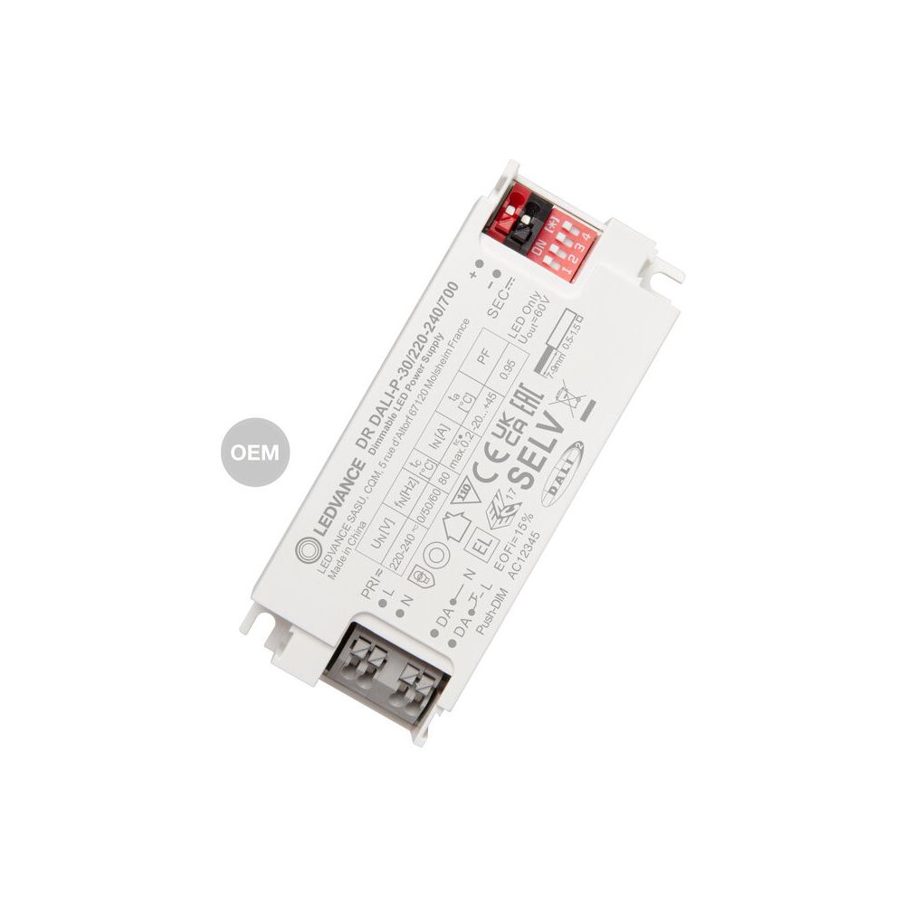 Ledvance LED-Treiber DALI Performance Gen 3 -30/22, 30W, DALI-2, Push-DIM, 1-10... LEDVANCE-4058075845367 4058075845367 (Abb. 5)