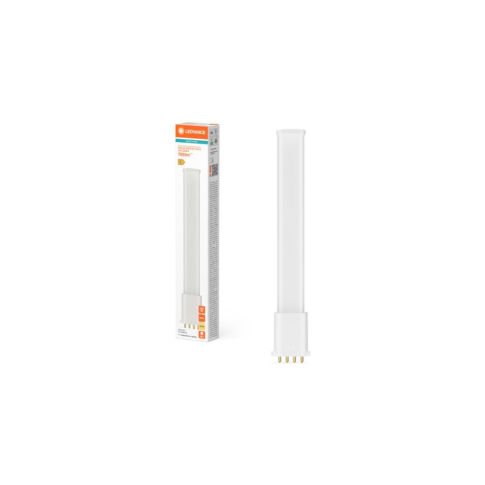 Ledvance LED-Lampe DULUX LED S/E11 AC MAINS VALUE, 6W, 700lm, 3000K, 2G7, 220mm... LEDVANCE-4099854669750 4099854669750 (Abb. 5)