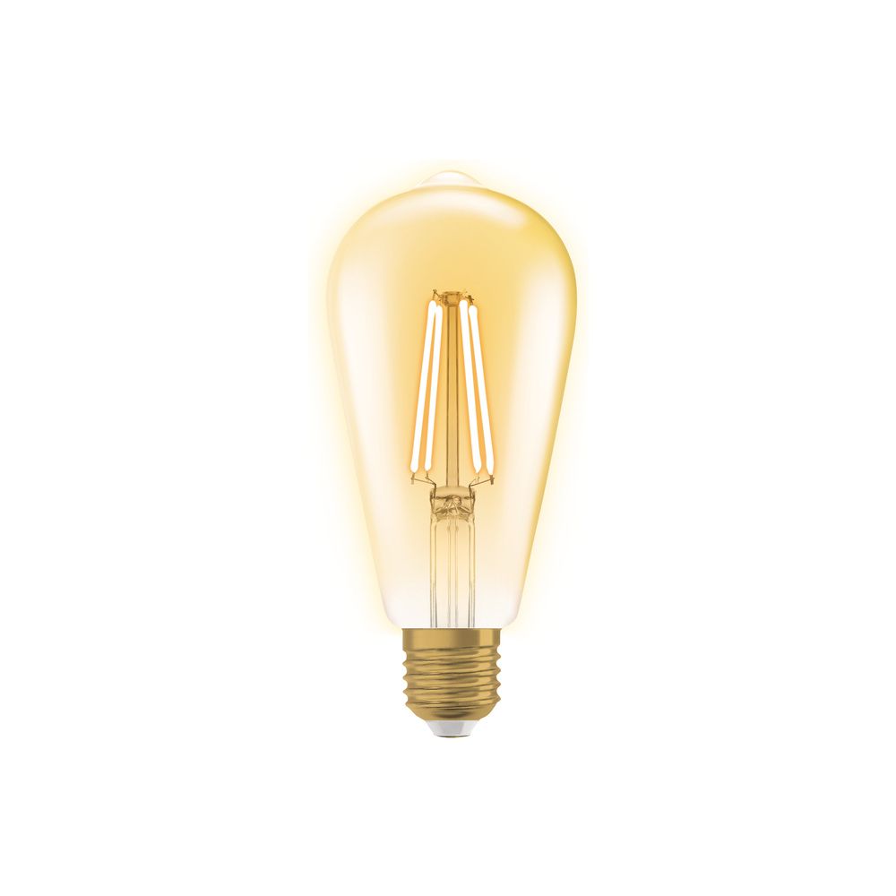 Ledvance LED-Filamentlampe Vintage 1906 Edison 55, 6,5W 824 E27, Glas, Gold... LEDVANCE-4099854081514 4099854081514 (Abb. 8)