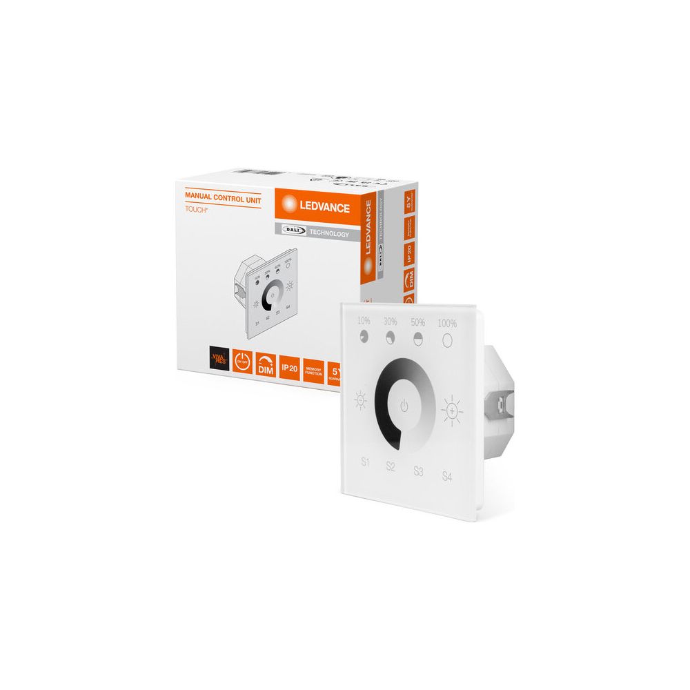 Ledvance DALI-2 Steuergerät MANUAL CONTROL UNIT TOUCH D, Dimmbar, IP20, Weiß... LEDVANCE-4058075837546 4058075837546 (Abb. 5)