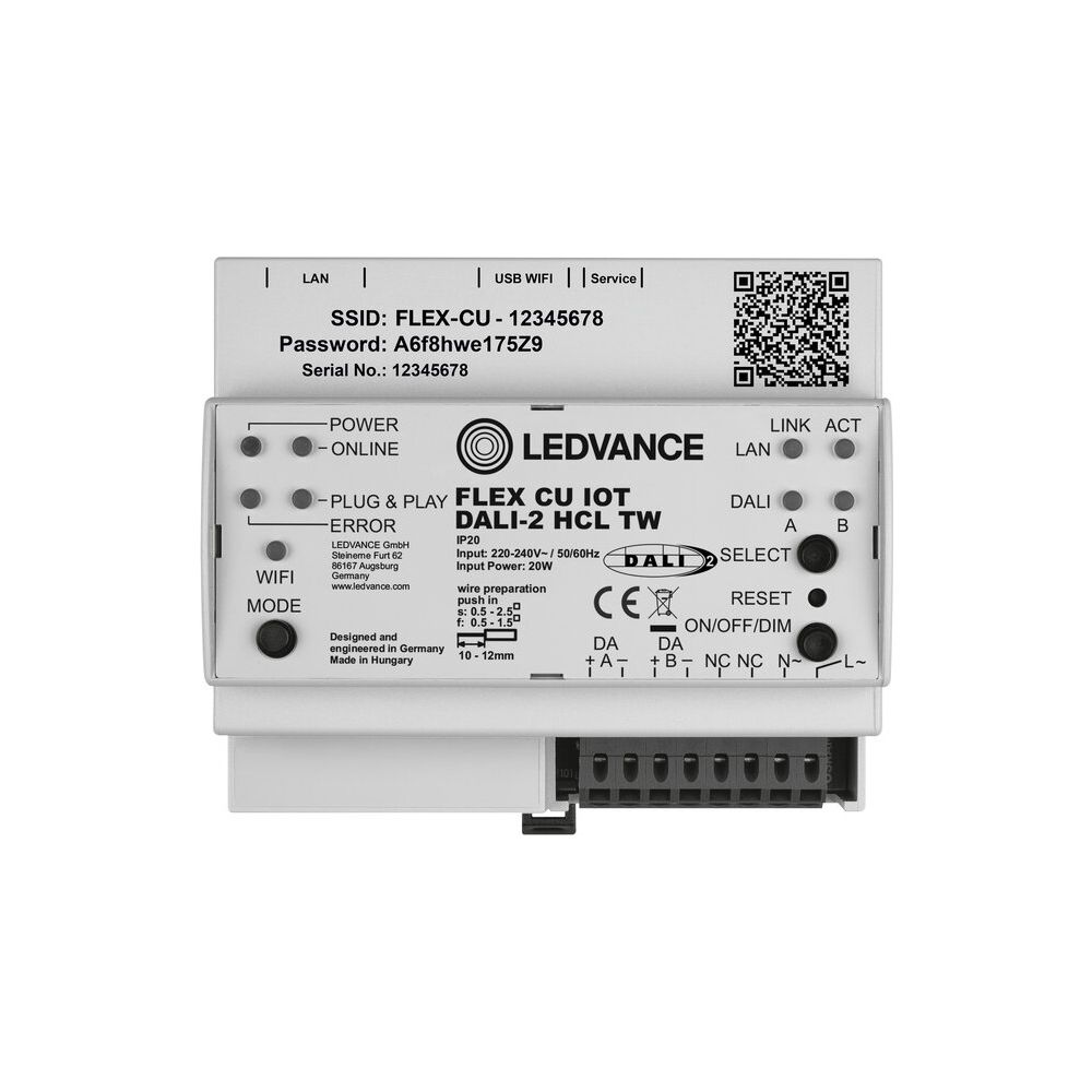 Ledvance LED-Panel Comfort 625 DALI, 33W, 4000K, 620x620mm, Stahl, Weiß... LEDVANCE-4099854014390 4099854014390 (Abb. 18)