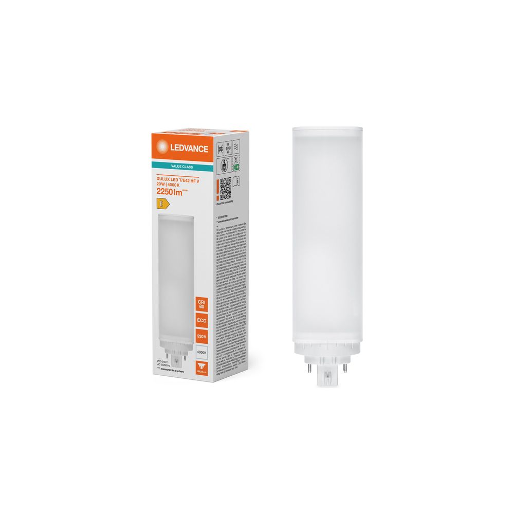 Ledvance LED-Lampe DULUX LED T/E VALUE 20W 840 GX24q-4, 2.250lm, 4000K, IP20, W... LEDVANCE-4058075822399 4058075822399 (Abb. 7)
