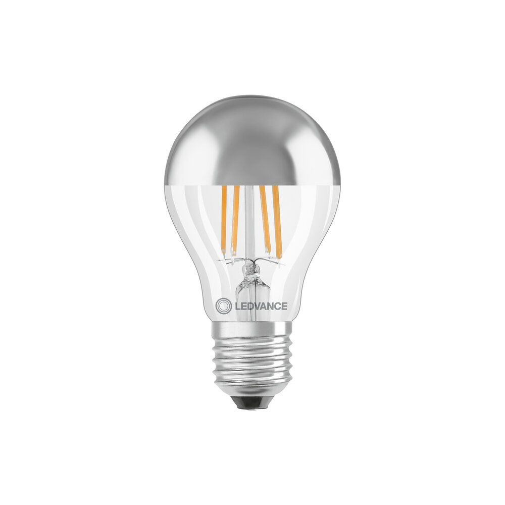 Ledvance LED-Filamentlampe Classic A Mirror 6,5W 827 E27, 650lm, 2700K, Silber... LEDVANCE-4099854062742 4099854062742 (Abb. 2)