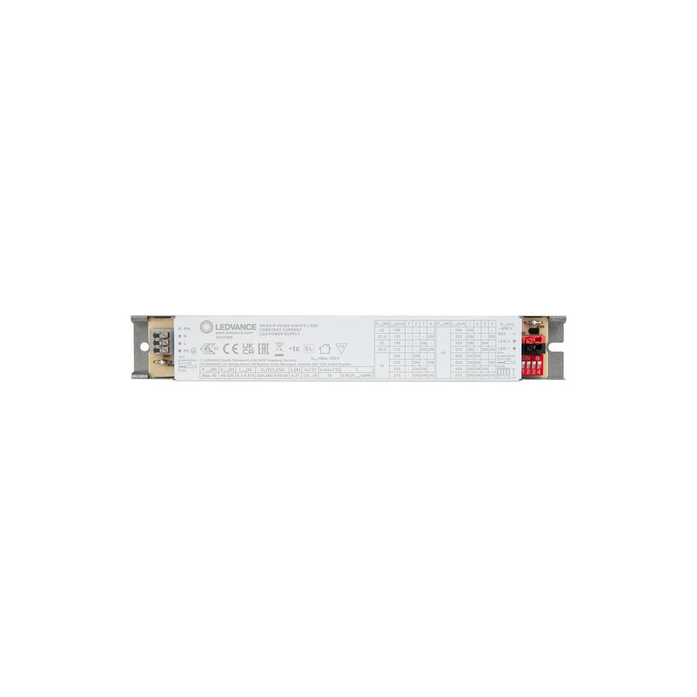 Ledvance LED-Treiber DIP-SWITCH LINEAR DR DS-P 40/220-240/475 L NSV, 42W, IP20,... LEDVANCE-4099854258497 4099854258497 (Abb. 2)
