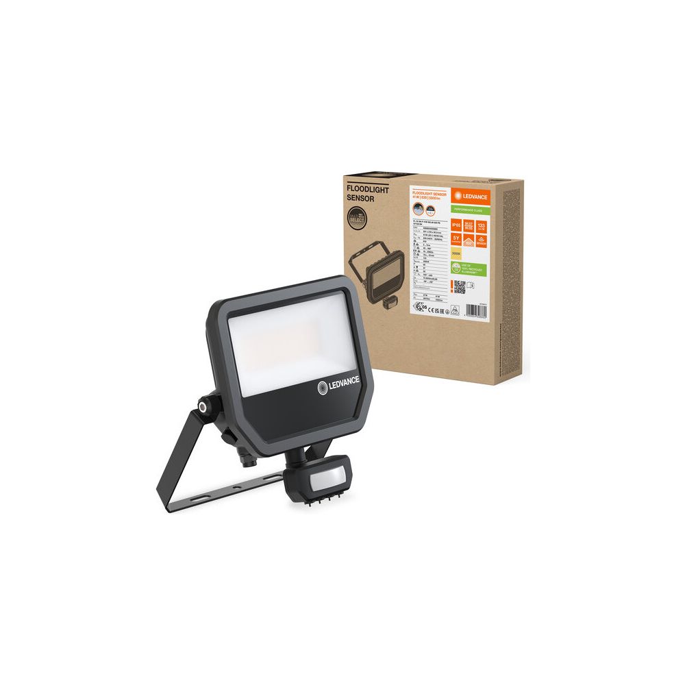 Ledvance LED-Fluter Floodlight Sensor 50, 41W 5500lm 3000K, IP65, Aluminium, Sc... LEDVANCE-4099854306860 4099854306860 (Abb. 6)