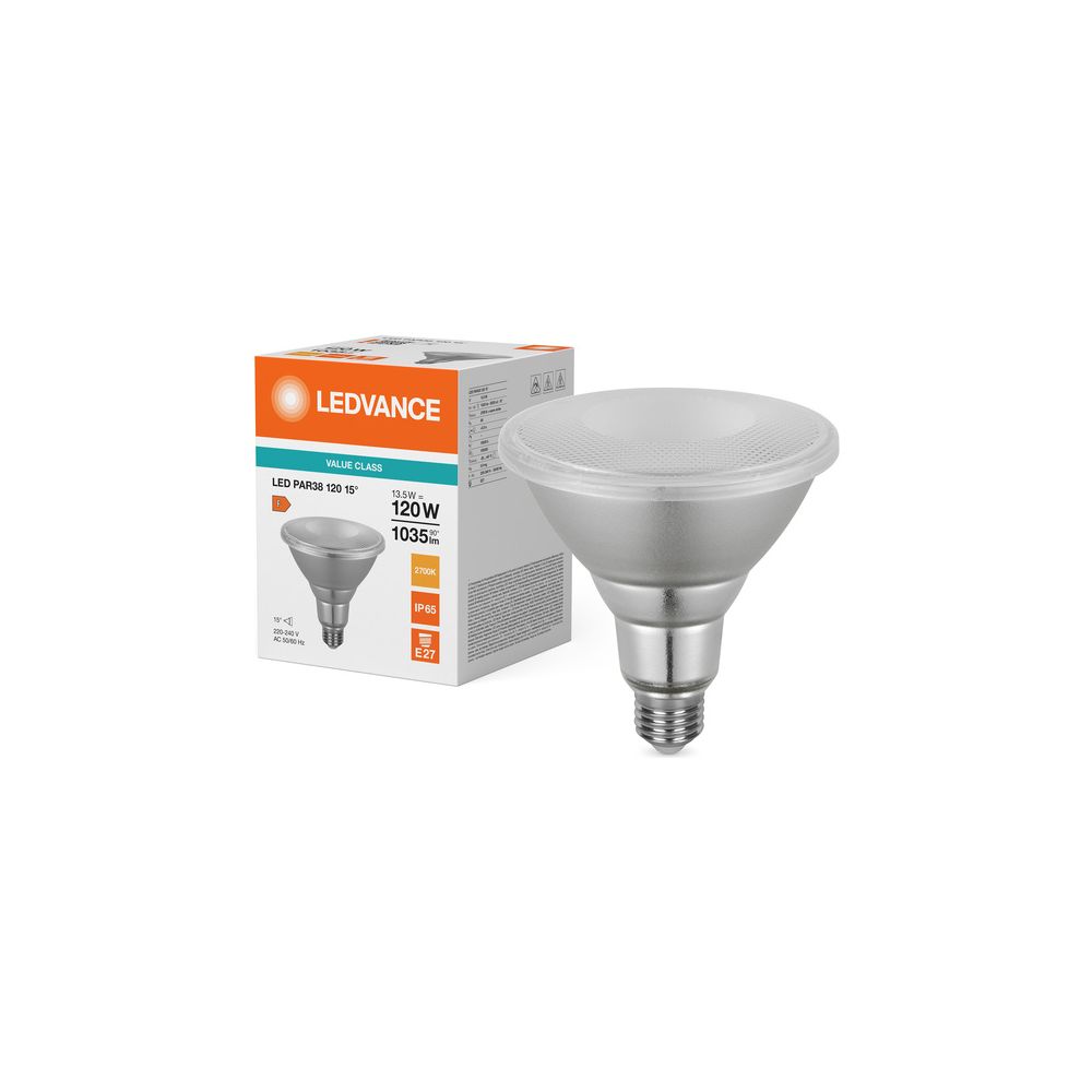 Ledvance LED-Reflektorlampe PAR38, 13,5W 1035lm 2700K E27 IP65, Glas, Klar... LEDVANCE-4099854067808 4099854067808 (Abb. 5)