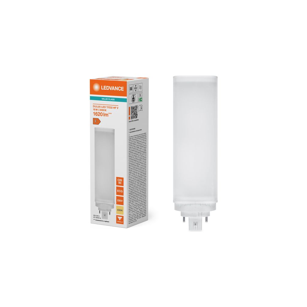 Ledvance LED-Kompaktleuchtstofflampe DULUX LED T/E32 16W 830 GX24q-3, 1.620 lm,... LEDVANCE-4058075822337 4058075822337 (Abb. 7)