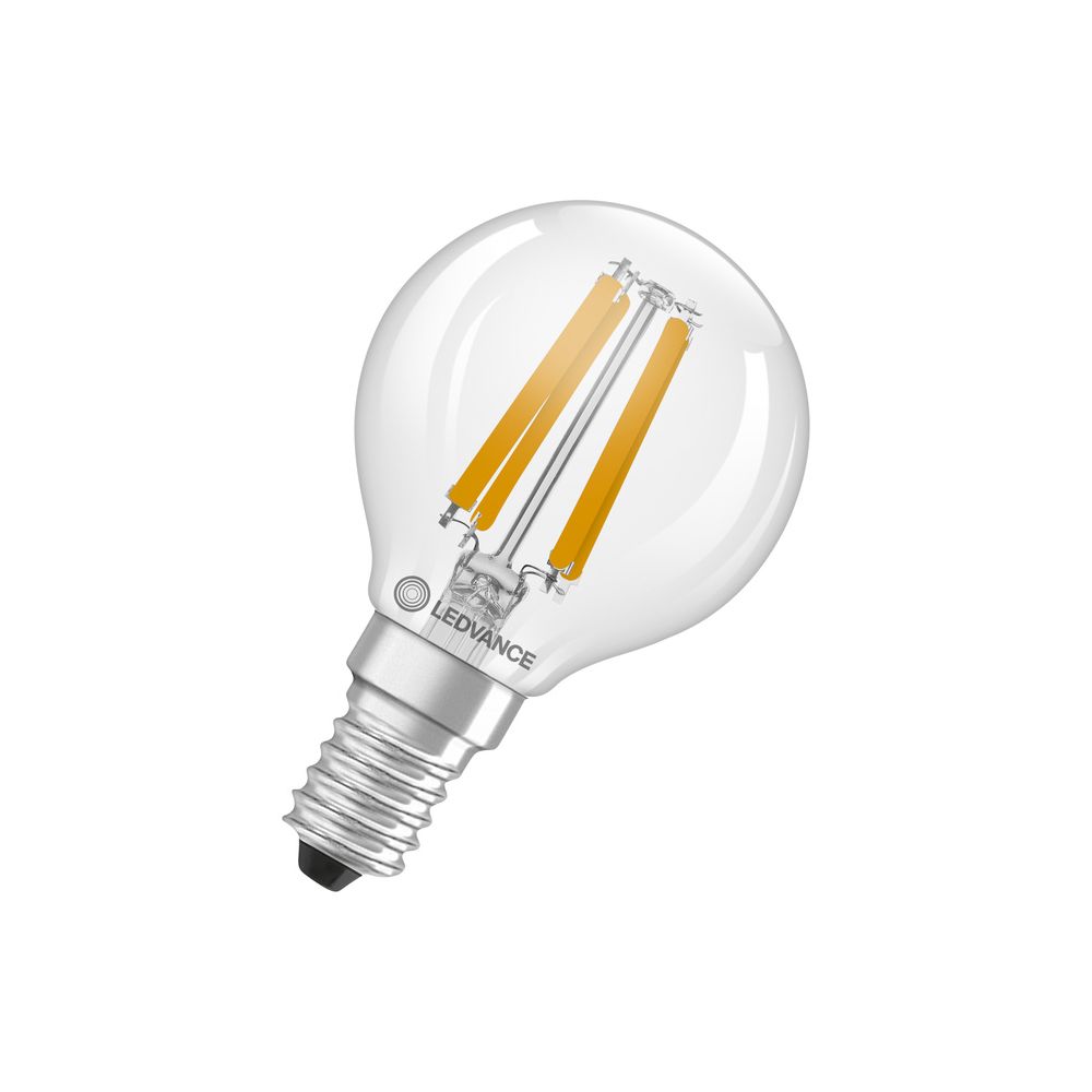 Ledvance LED-Lampe Classic P 1,8W 827 E27, 250lm, 2700K, Matt, 80x45mm... LEDVANCE-4099854467950 4099854467950 (Abb. 21)