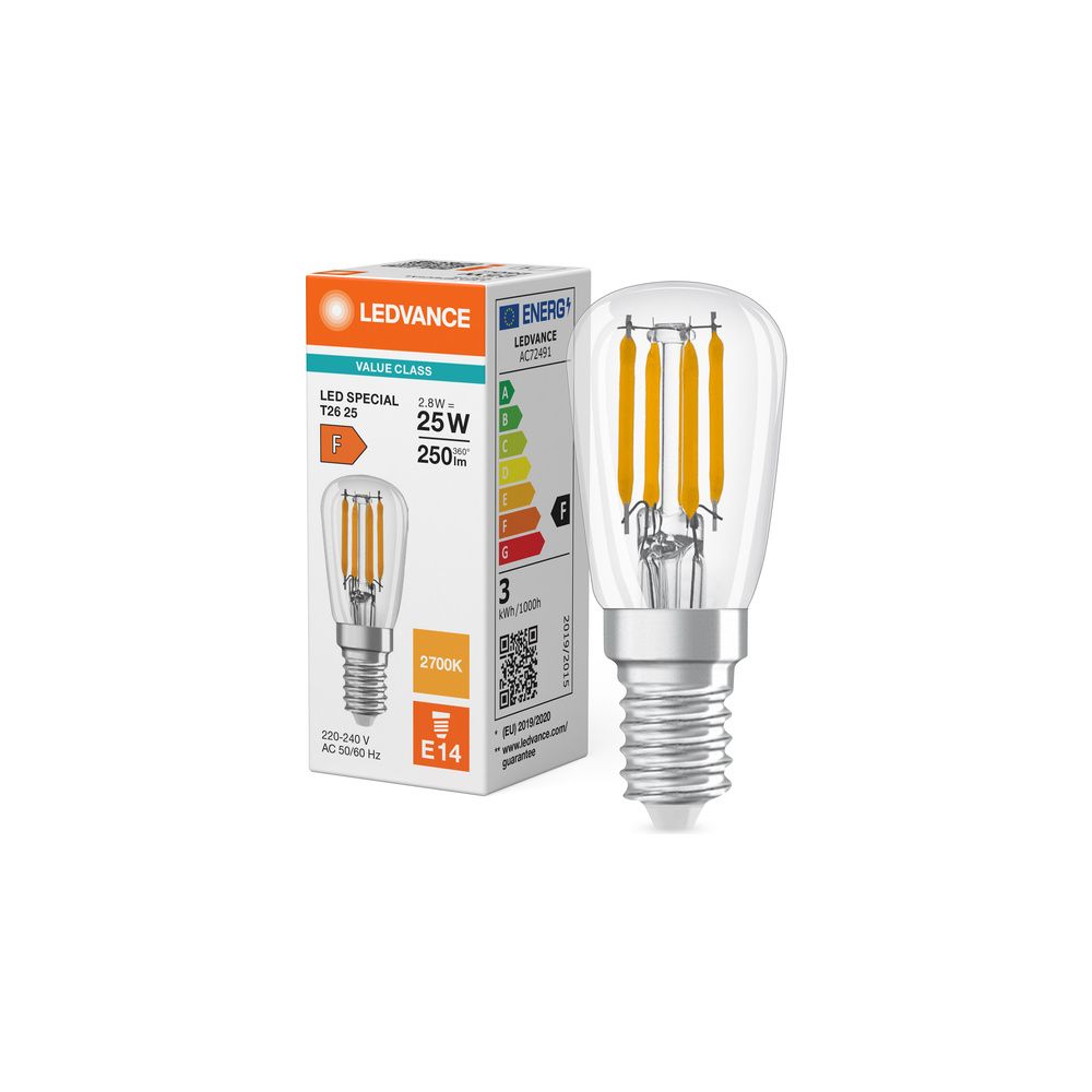 Ledvance LED-Speziallampe Special T26, 250lm 2,8W 2700K E14, Klar... LEDVANCE-4099854066320 4099854066320 (Abb. 5)